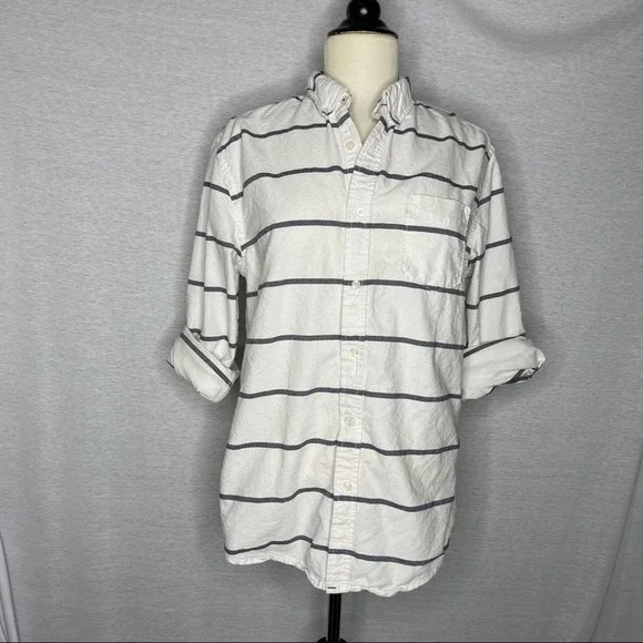 A25). Aeropostale NYC Men Button Down Shirt Long Sleeve - Picture 15 of 15